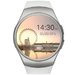 Ceas Smartwatch cu Telefon iUni KW18, Touchscreen 1.3 Inch, Notificari, iOS, Android, White + Card M